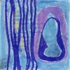 oil pastels on paper 25x25 cm